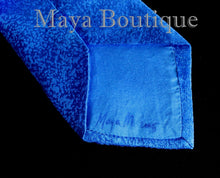 Silk Neck Tie Hand Dyed Blue Turquoise Ombre Maya Matazaro - Art to wear