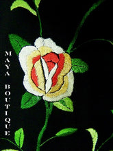 Yellow Rose Embroidered Silk Fringe Jacket Opera Coat Kimono Maya Matazaro