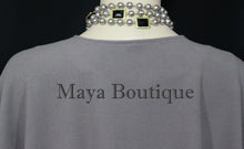 Gray Cape Ruana Wrap Coat Wool Cashmere Blend by Maya Cape Ruana USA Made