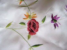 White Embroidered Silk Kimono Caftan Duster Coat Plus Size Maya Matazaro