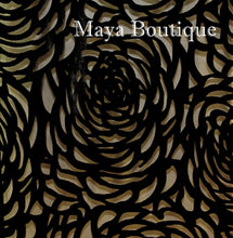 Black Camellia Shawl Wrap Scarf Burnout Velvet Maya Matazaro Elegant!