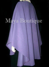 Cashmere Cape Ruana Coat Wrap Lavender Maya Matazaro Usa Made New