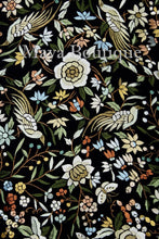 Embroidered Flamenco Silk Opera Coat Kimono Jacket Floral Birds Maya Matazaro