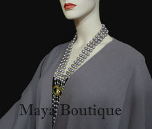 Gray Cape Ruana Wrap Coat Wool Cashmere Blend by Maya Cape Ruana USA Made