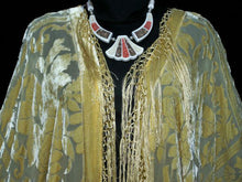 Kimono Fringe Jacket Opera Coat Silk Burnout Velvet Vanilla Maya Kimono Plus