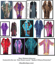 Turquoise Silk Burnout Velvet Fringe Jacket Kimono Duster Maya Wearable Art Plus