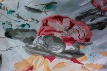Silk Scarf Wrap Sash Pastel Floral Sea Foam + Gift Box Maya Matazaro