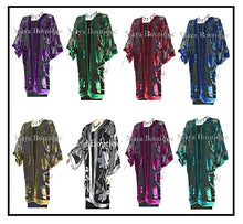 Magenta Long Kimono Jacket Silk Burnout Velvet No Fringe Maya Matazaro