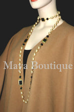 Moca Cape Ruana Wrap Coat Cashmere Wool Blend by Maya Boutique Made in USA