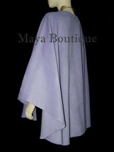 Cashmere Cape Ruana Coat Wrap Periwinkle USA Made Maya Matazaro