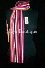 SCARF BELT PINK STRIPES MAYA MATAZARO MADE IN USA NEW