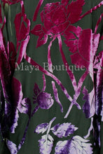 Silk Velvet Jacket Short Kimono No Fringe Hand Dyed Pink Purple Maya Matazaro