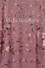 Embroidered Silk Fringe Jacket Kimono Strawberry Ice Multi Birds Flower Maya