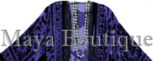 Navy Blue Silk Burnout Velvet Jacket Kimono Bolero Blazer Maya Matazaro