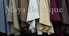 Forest Green Cape Ruana Wrap Coat Cashmere Wool Blend Maya Matazaro USA Made