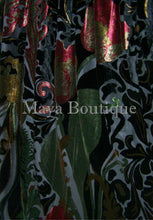 Opera Cape Coat Silk Burnout Velvet Art Nouveau Hooded Lined Maya Cloak