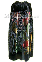 Opera Cape Coat Silk Burnout Velvet Art Nouveau Hooded Lined Maya Cloak