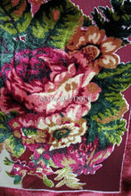 Caftan Kimono Jacket Silk Burnout Velvet Cherry Multi Gypsy Rose Maya Matazaro