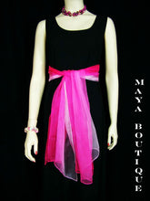 Silk Breeze Chiffon Scarf Wrap Sash Pink Ombre Maya Matazaro