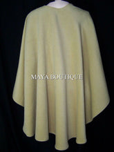 CAMEL Cape Ruana Wrap Coat Camel hair Wool & Cashmere Blend by Maya Matazaro